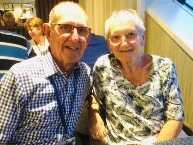 Bill and Aileen Turnbull have now been married for more than 57 years. Photo: BBC